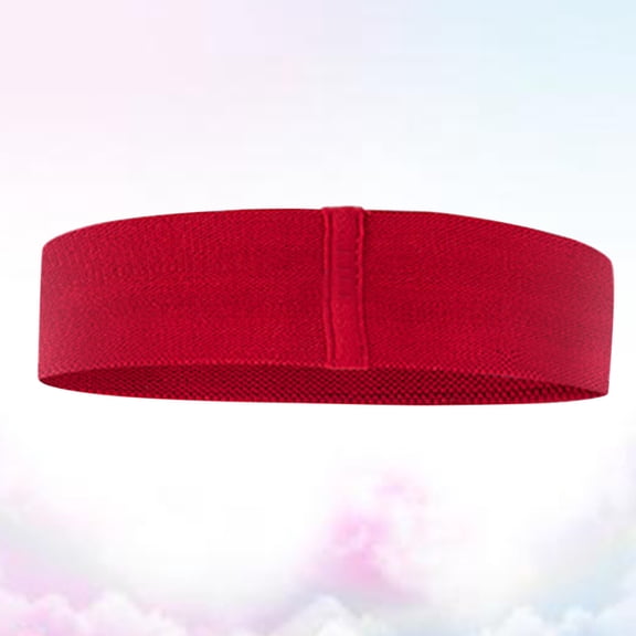 CIMAXIC 1Set Red Polyester Latex Resistance Band Hip Ring for Women Athletes Indoor Training 86cm