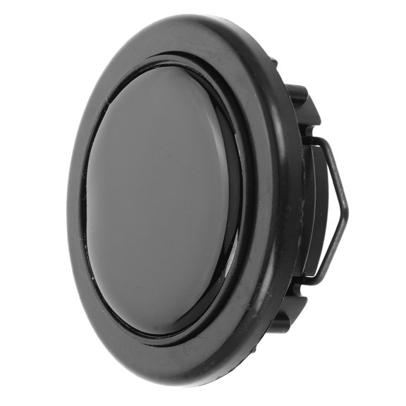 CIMAXIC 1Set Round Plastic Resin Car Horn Button Cover for Driving and Racing 6.00X6.00X2.00CM