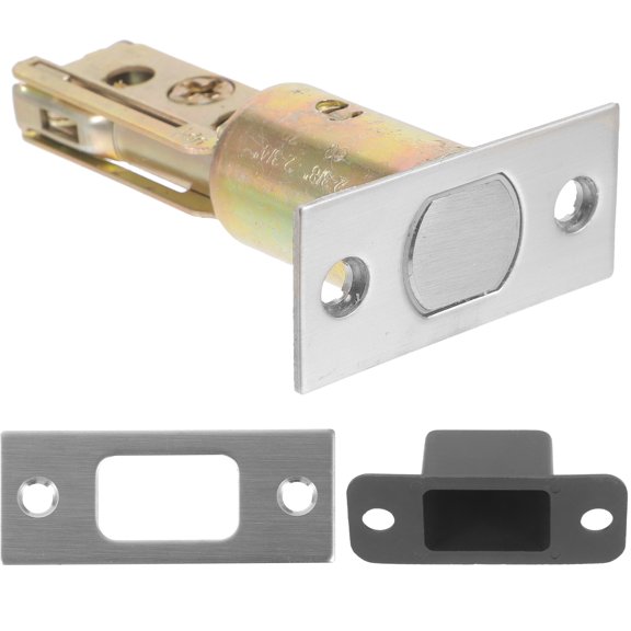CIMAXIC Door Lock Latch Tubular Deadbolt Silver 1Pack 3.3x2.2in