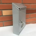 thumbnail image 1 of CIMAXIC 1Set Silver Mailbox with Lock for Outdoor Use 12x8.5in, 1 of 8