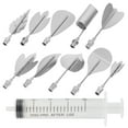 thumbnail image 1 of CIMAXIC 1Set Food Grade Stainless Steel Jelly Gelatin Art Tools with Syringe for Kitchen Cake Decorating, 1 of 8