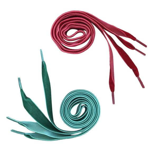 CIMAXIC 2 Pairs Fat Shoe Laces Dark Red Velvet Practical Use for Family