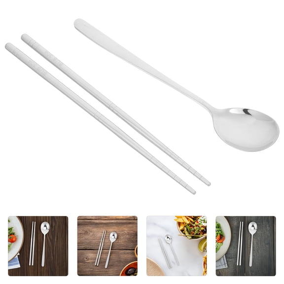 CIMAXIC 2 Portable Silverware Kit Stainless Steel Utensils Set For Students And Professionals