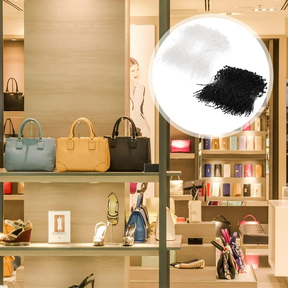 CIMAXIC Labeling Hanging Tag Strings Black PP 2000Pack