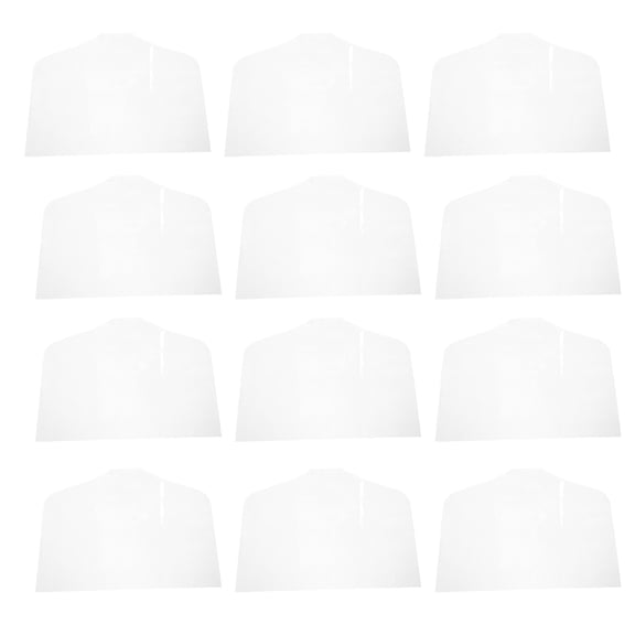 CIMAXIC PVC Clothing Cover Transparent Reusable for Home Coat and Suit Storage 20Pcs