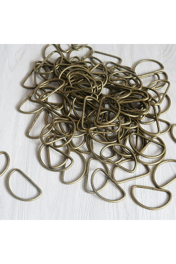 20-Pack D- Luggage Straps with Anti-Skid Design for Backpacks, Craft Projects, and Travel Gear