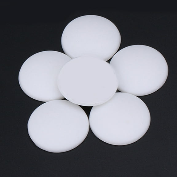 CIMAXIC 20Pcs Door Knob Stopper White Silicone Wall Protector with Adhesive Cushion Pads