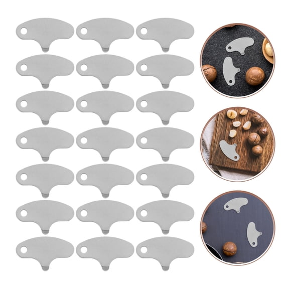 CIMAXIC Handheld Walnut Cracker Macadamia Nuts Tool 25Pcs Stainless Steel Nut Peeling