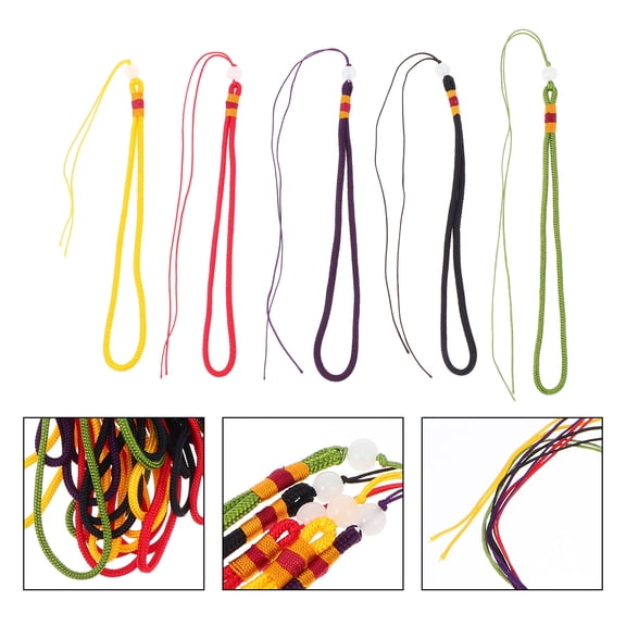 CIMAXIC 25Pcs Stylish Cotton Key Hanging Ropes for Phone and Bag Practical DIY Accessories