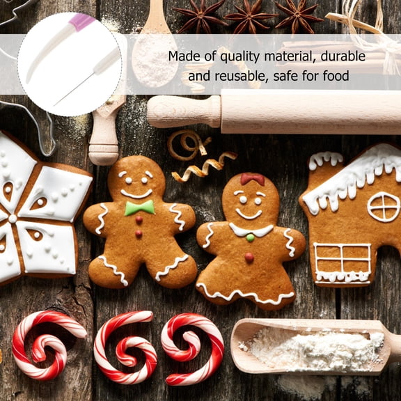 CIMAXIC Sugar Cookie Icing Tool Stainless Steel Needle 2PCS for Friends