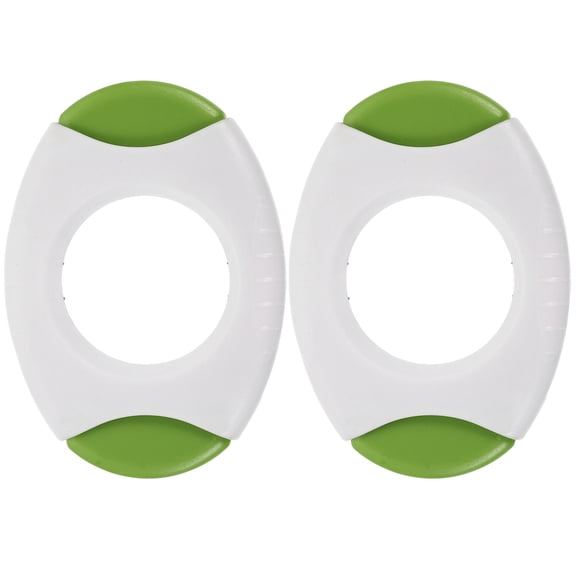 CIMAXIC 2Pcs ABS Plastic Cutters Hard Boiled Peeler for Easy Peel Hard Boiled Eggs Cooking Baking
