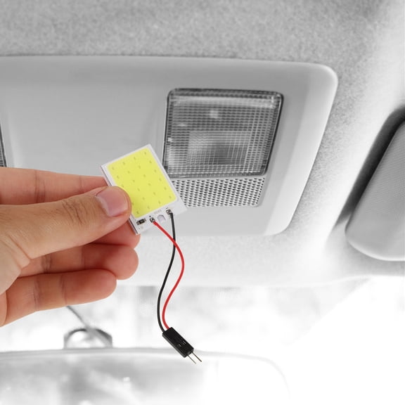 CIMAXIC 2Pcs Auto Reading LED Dome Light Panel for Car Interior Energy Efficient Roof Ceiling Light