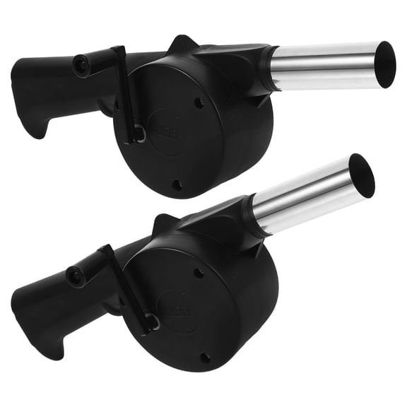 CIMAXIC 2Pcs BBQ Fan Rectangular Tool for Outdoor Barbecue 10.2x3x1.8in