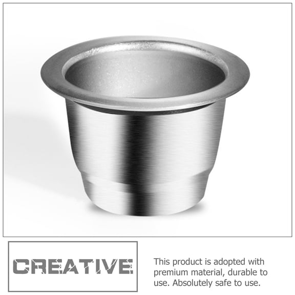 CIMAXIC Office Coffee Drainer Silver 2Pcs 1.41X1.41X0.79in