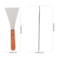 thumbnail image 1 of CIMAXIC Crepe Spreader Batter Spreader Tool Stainless Steel Pancake Shovel 1 Set 9.4x3.1x0.6in, 1 of 8