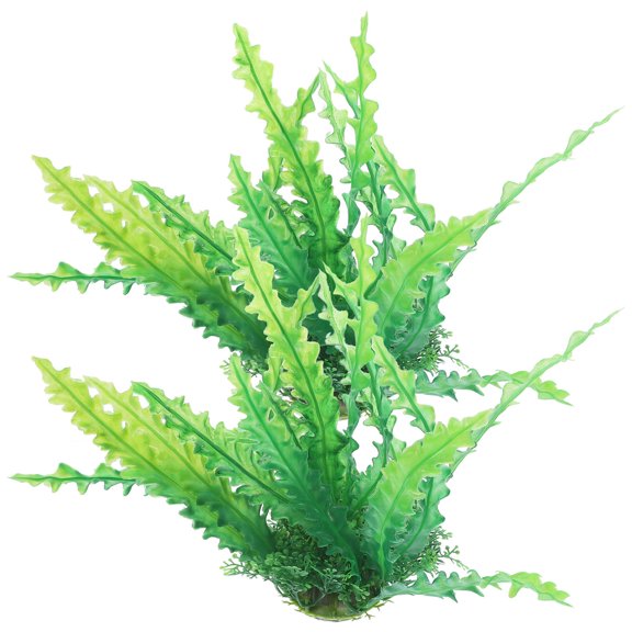 CIMAXIC Tank Plants Plastic Green 2Pcs