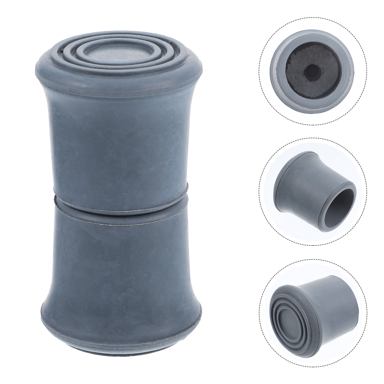 CIMAXIC 2Pcs Furniture Feet Cover Grey Rubber Steel Anti slip for CIMAXIC 2Pcs Furniture Feet Cover Grey Rubber Steel Anti slip for