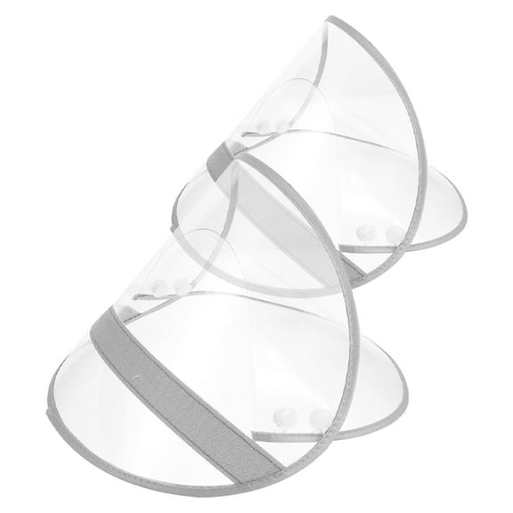 CIMAXIC 2Pcs Hat Protective Cover Raincoat Hat Brim Shield Clear Visibility for Men Women Children