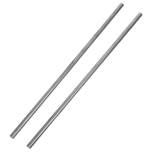 CIMAXIC 2Pcs Iron Support Rods Heat Conduction Iron Bars Silver for Educators