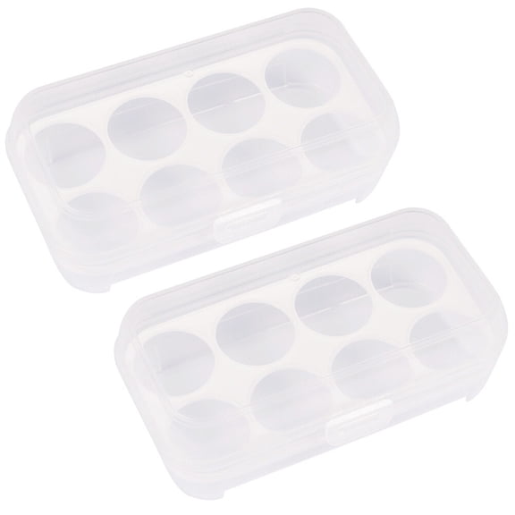 CIMAXIC 2Pcs Makeup Sponge Boxes White Durable Storage Container for Cleaning and Drying Sponges