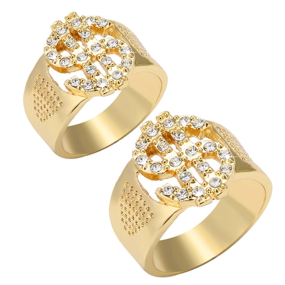 CIMAXIC 2 Pieces Men's with Sign Design, Stylish Finger Accessories for Fashion and Trendy Looks