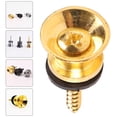 thumbnail image 1 of CIMAXIC 2Pcs Metal Guitar Strap Button for Musicians Simple and Generous Look Golden, 1 of 8