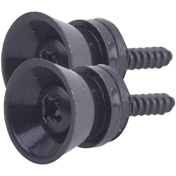 CIMAXIC 2Pcs Metal Guitar Strap Lock Buttons for Ukulele 0.9x0.5in