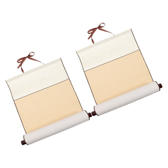 CIMAXIC Scroll Red Paper 2Pcs 27.51X11.79X0.59in