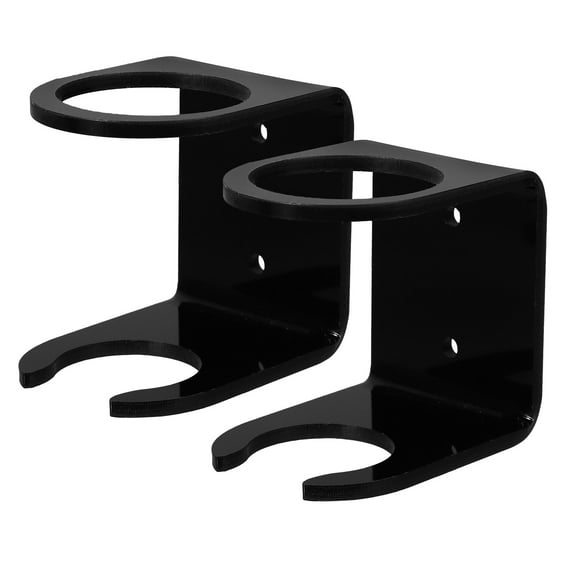 CIMAXIC 2Sets Black Acrylic Rectangular Bat Display for Home Decoration Storage