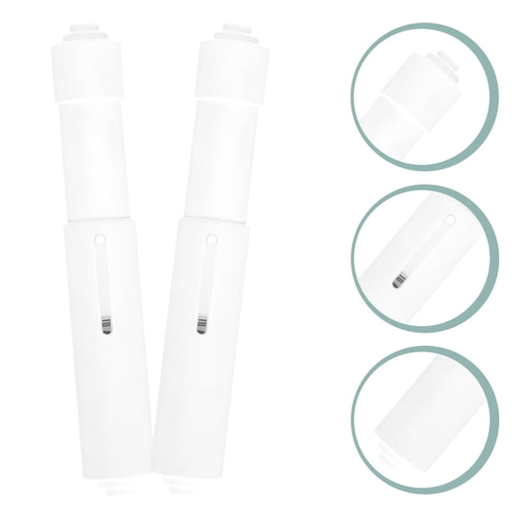 CIMAXIC 2pcs Paper Box Roller Use White Bathroom Supplies for General Users