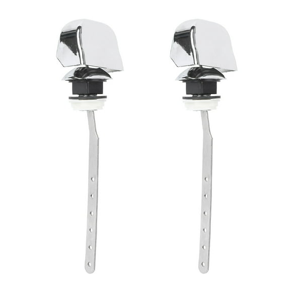 CIMAXIC Set of 2 Plastic Toilet Flush Tank Lever Handles Replacement Flush Lever for Toilet