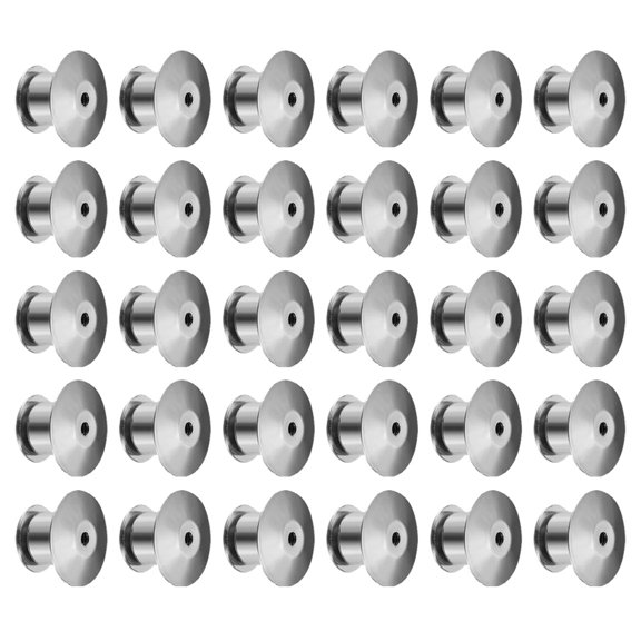 CIMAXIC Silver Copper Brooch Buckle for Decor - Secure and Durable, 30Pcs