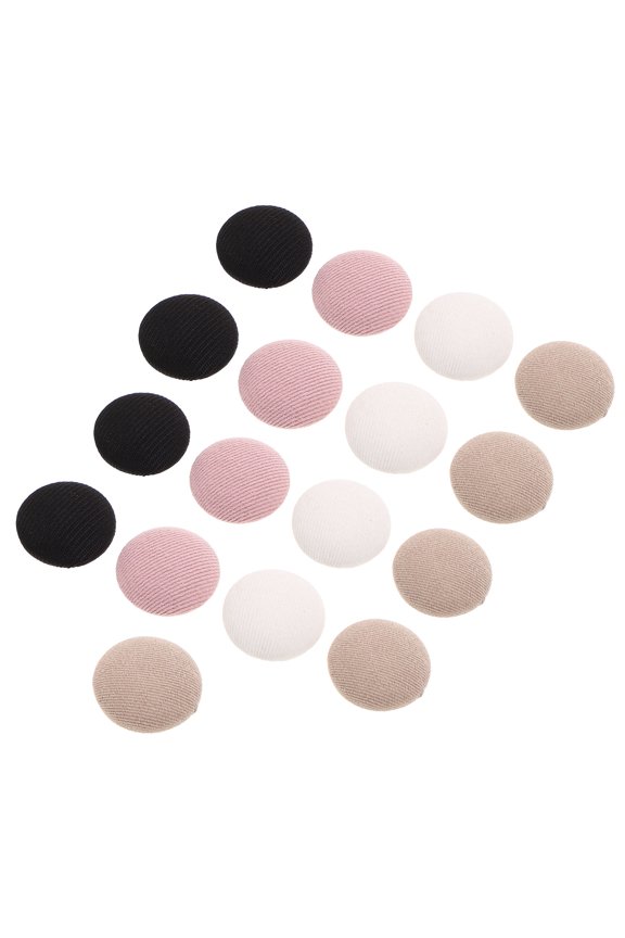 32Pcs Versatile Fabric Covered Hat Buttons Replacement Kit for Sports and Casual Caps