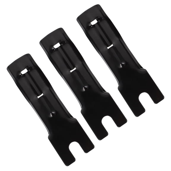 CIMAXIC 3Pcs Safety Flag Fixator Brackets Easy Install Black Bike Riding Equipment