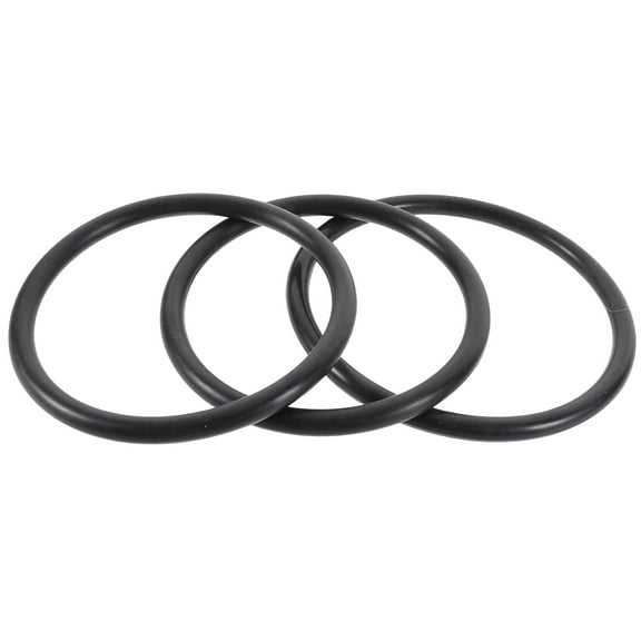 CIMAXIC 3Pcs Sound Bowl Cushion Rings for Music Practice Black O- .5x9.5x0.6in