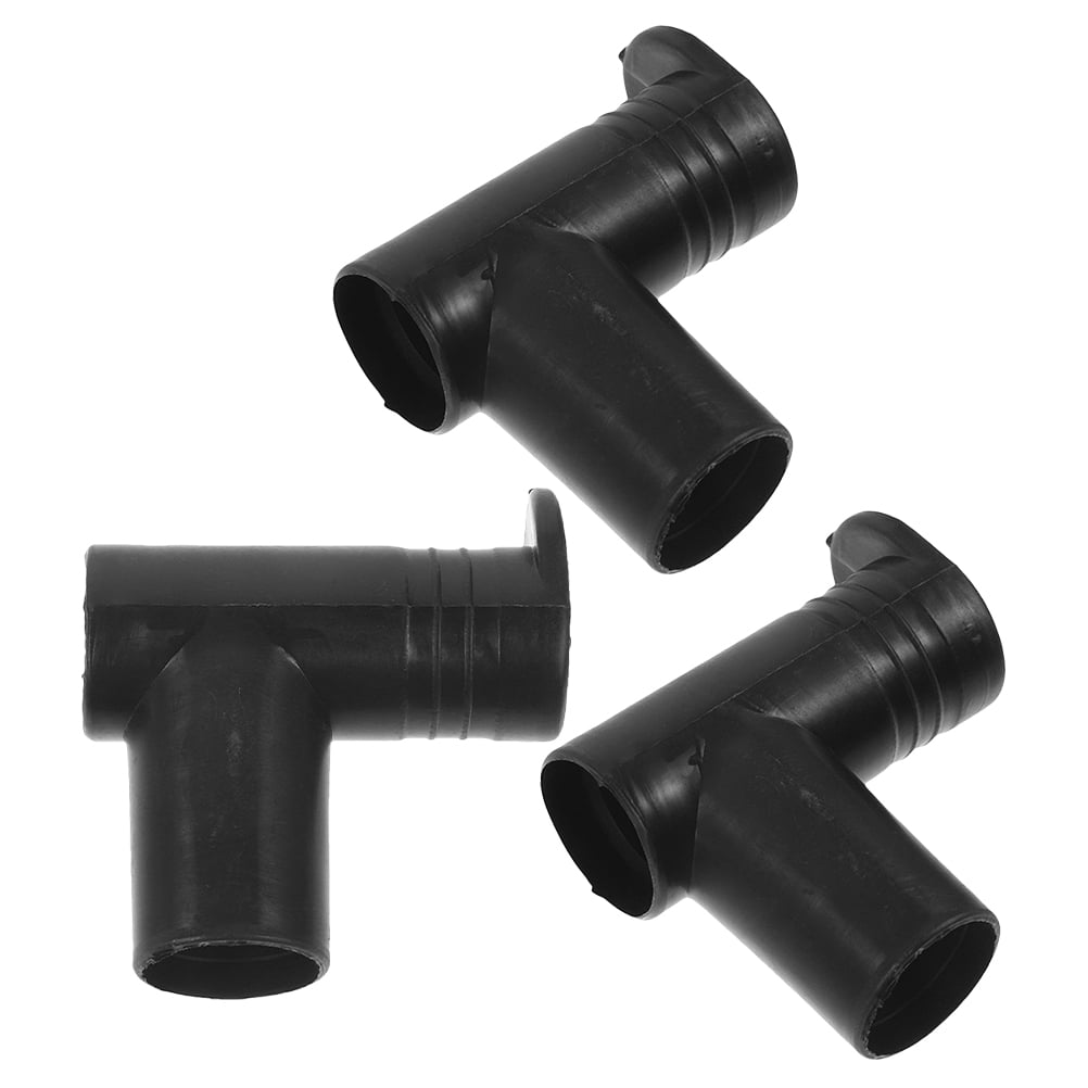 CIMAXIC 3pcs Plastic Clothes Rack Joints Black Sturdy Connection for ...