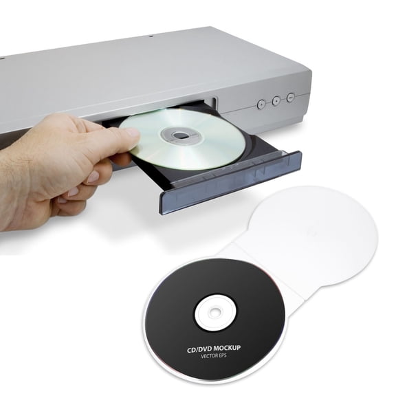 CIMAXIC 40Pcs Plastic Dvd Storage Case White Transparent for Convenient Media Carry