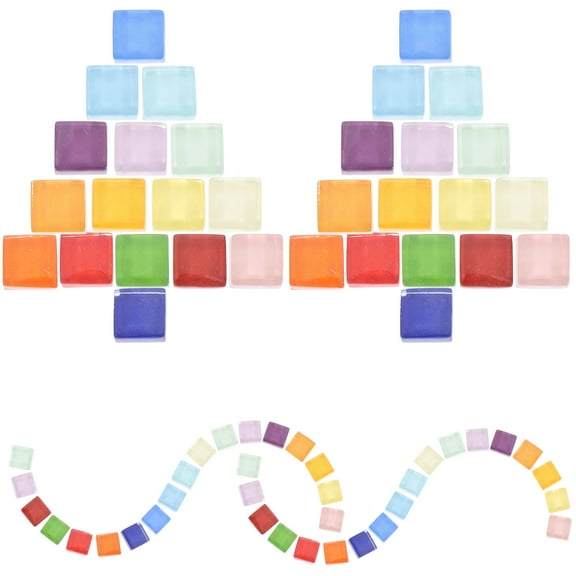 CIMAXIC Mirror Decoration Tiles Assorted Color DIY Craft present Making Classmates 450pcs