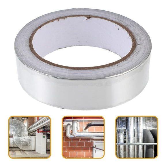 CIMAXIC Heat Resistant Tape Aluminum Foil Conductive 1Pack for Floor Heating Pipe