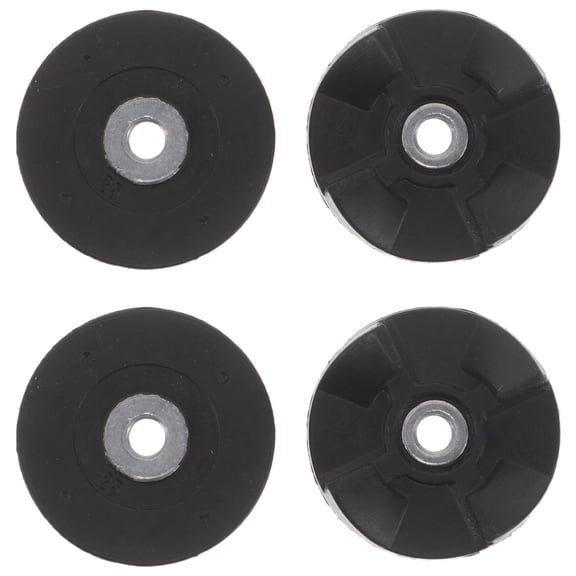 CIMAXIC 4Pcs Blender Drive Coupler Black Rubber Replacement Kit for Efficient Kitchen Blending