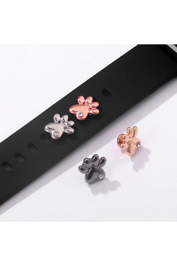 4Pcs Alloy Cat Claw Watchband Nails Assorted Color Durable Watch Charm Decor