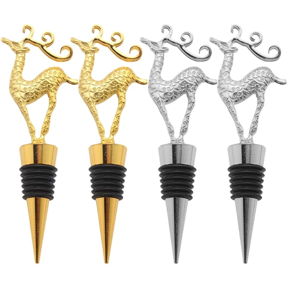 CIMAXIC Bottle Seals Assorted Color 4Pcs 12.5X0.39In