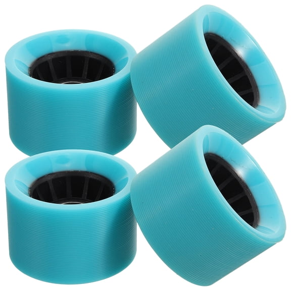 CIMAXIC Inline Skate Wheels Double Row Design Iron 4Pcs