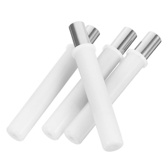 CIMAXIC 4Pcs White Stainless Steel And Plastic Garbage Can Damper Replacement For Smooth Closing In Household Use