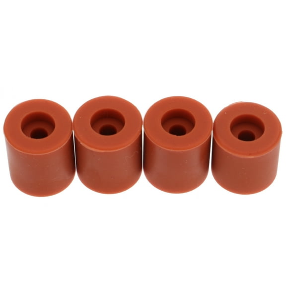 CIMAXIC 4Pcs Solid Orange Silicone Mounts for 3D Printer Platform Leveling