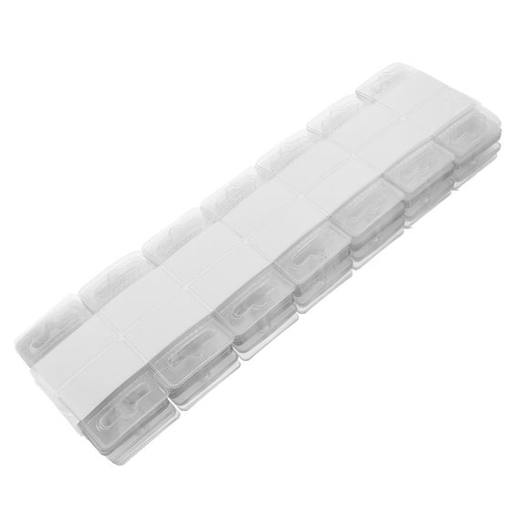 CIMAXIC Retail Display Hooks Transparent PVC 500pcs