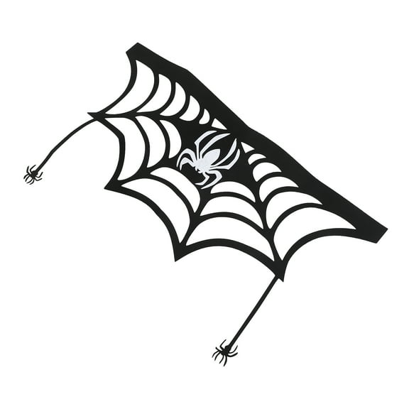 CIMAXIC 50Set Black Felt Cloth Rectangular Fireplace Mantel Scarf for and Horror Theme Events