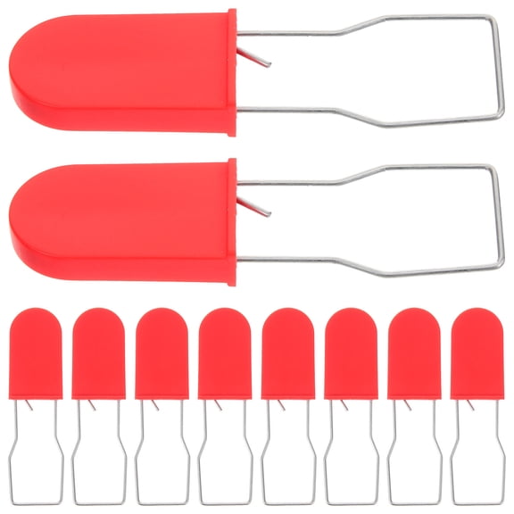 CIMAXIC 50pcs Security Wire Seal Lock Sturdy Safety Seal Strip For Logistics Anti-Tamper Seals Plastic Iron Material