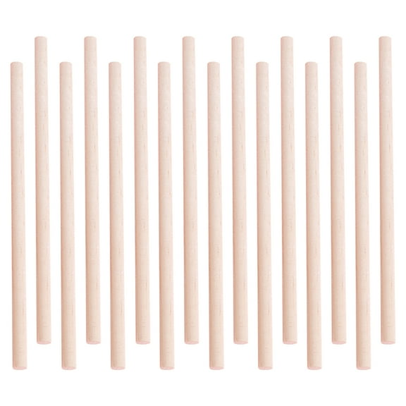 CIMAXIC 50pcs Unfinished Wood Sticks For Craft Projects Beige For Woodworkers