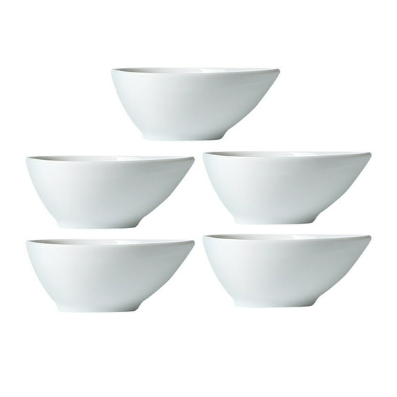CIMAXIC Compact Size Dipping Sauce Tray White 5Pcs